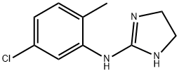 N-(2-Methyl-5-chlorophenyl)-4,5-dihydro-1H-imidazole-2-amine Struktur