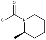 1-Piperidinecarbonyl chloride, 2-methyl-, (R)- (9CI) Struktur