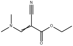 Ethyl 2-cyano-3-(dimethylamino)acrylate Struktur