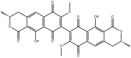 xanthomegnin Struktur