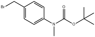 TERT-BUTYL 4-(BROMOMETHYL)PHENYL(METHYL)CARBAMATE Struktur