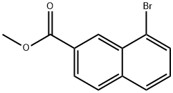 Methyl 8-broMo-2-naphthoate Struktur