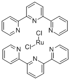 BIS-(2,2',2''-TERPYRIDINE) RUTHENIUM (II) CHLORIDE Struktur