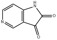 1H-Pyrrolo[3,2-c]pyridine-2,3-dione(9CI) Struktur