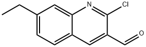 2-CHLORO-7-ETHYLQUINOLINE-3-CARBOXALDEHYDE Struktur