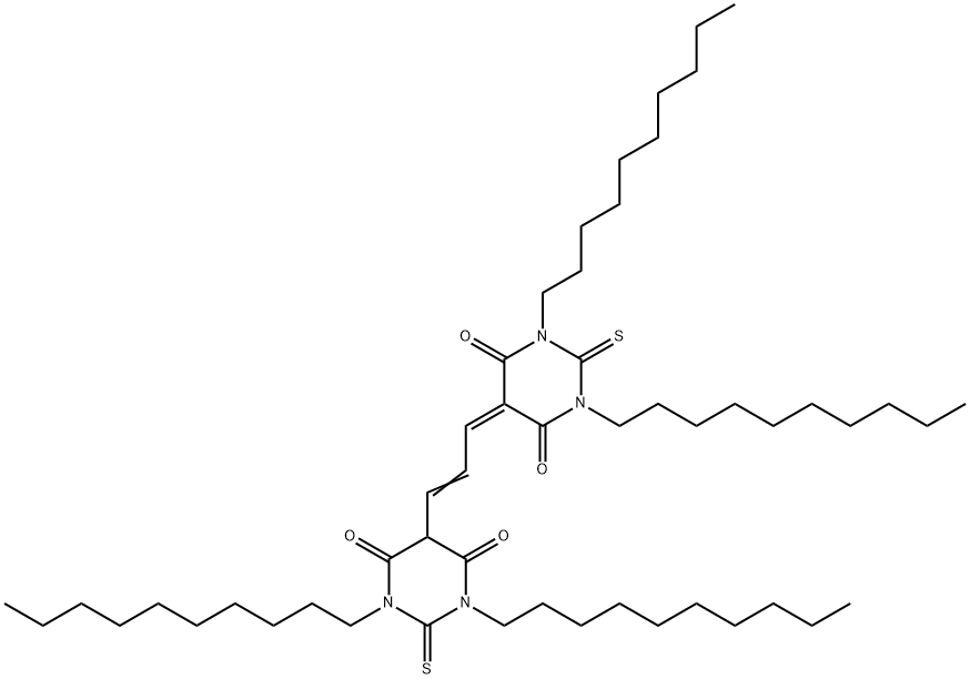 1,3-DIDECYL-5-[3-(1,3-DIDECYLHEXAHYDRO-4,6-DIOXO-2-THIOXO-5-PYRIMIDINYL)-2-PROPENYLIDENE]DIHYDRO-2-THIOXO-4,6-(1H,5H)-PYRIMIDINEDIONE price.