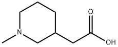 2-(1-Methyl-3-piperidinyl)acetic acid Struktur