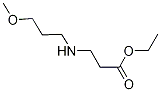 Ethyl 3-[(3-methoxypropyl)amino]propanoate Struktur