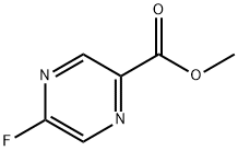 Pyrazinecarboxylic acid, 5-fluoro-, methyl ester (9CI) Struktur