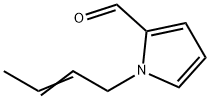 1H-Pyrrole-2-carboxaldehyde, 1-(2-butenyl)- (9CI) Struktur