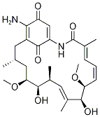 7-Descarbamoyl 17-Amino Geldanamycin Struktur