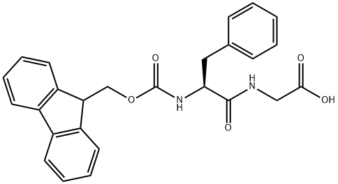 Fmoc-Phenylalanyl-glycine Struktur