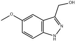 1H-indazol-3-Methanol, 5-Methoxy- Struktur