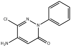 5-Amino-6-chloro-2-phenyl-3(2H)-pyridazinone Struktur