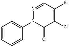 5-bromo-4-chloro-2-phenylpyridazin-3(2H)-one  Struktur