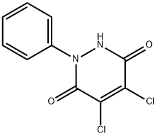 4,5-DICHLORO-6-HYDROXY-2-PHENYL-3(2H)-PYRIDAZINONE Struktur