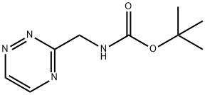 Carbamic acid, (1,2,4-triazin-3-ylmethyl)-, 1,1-dimethylethyl ester (9CI) Struktur