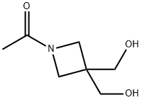 3,3-Azetidinedimethanol, 1-acetyl- (9CI) Struktur