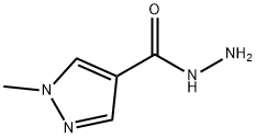 1H-Pyrazole-4-carboxylicacid,1-methyl-,hydrazide(9CI) Struktur