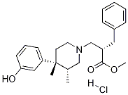 (S)-2-(((3R,4R)-4-(3-Hydroxyphenyl)-3,4-dimethylpiperidin-1-yl)methyl)-3-phenylpropanoic acid methyl ester hydrochloride