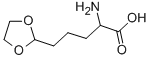 2-AMINO-5-[1,3]DIOXOLAN-2-YL-PENTANOIC ACID Struktur