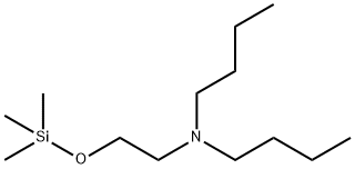 N-[2-(Trimethylsiloxy)ethyl]-N,N-dibutylamine Struktur