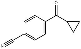 4-CYANOPHENYL CYCLOPROPYL KETONE Struktur