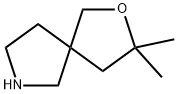 3,3-dimethyl-2-oxa-7-azaspiro[4.4]nonane Struktur