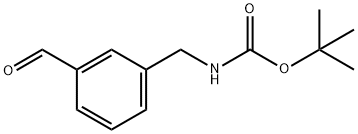 TERT-BUTYL 3-FORMYLBENZYLCARBAMATE Struktur