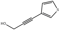 2-Propyn-1-ol, 3-(3-thienyl)- (9CI) Struktur