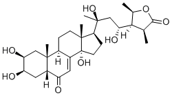 Cyasterone Struktur