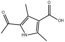 5-ACETYL-2,4-DIMETHYL-1H-PYRROLE-3-CARBOXYLIC ACID Struktur