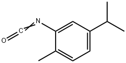 Benzene, 2-isocyanato-1-methyl-4-(1-methylethyl)- (9CI) Struktur