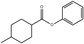 Cyclohexanecarboxylic acid, 4-methyl-,phenyl ester Struktur