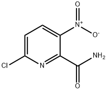 6-CHLORO-3-NITROPYRIDINE-2-CARBOXAMIDE Struktur