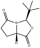 (3R,7aS)-3-tert-butyldihydropyrrolo[1,2-c]oxazole-1,5(3H,6H)-dione Struktur