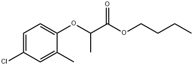 butyl 2-(4-chloro-2-methylphenoxy)propionate Struktur