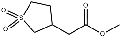 3-Thiopheneacetic acid,tetrahydro-, methyl ester, 1,1-dioxide Struktur