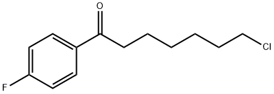 7-CHLORO-1-(4-FLUORO-PHENYL)-HEPTAN-1-ONE Struktur