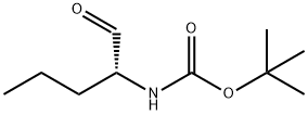 Carbamic acid, (1-formylbutyl)-, 1,1-dimethylethyl ester, (R)- (9CI) Struktur