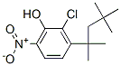 2-CHLORO-6-NITRO-(1,1,3,3-TETRAMETHYLBUTYL)PHENOL Struktur