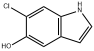 1H-Indol-5-ol,  6-chloro- Struktur