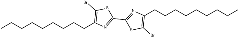 5,5'-Dibromo-4,4'-dinonyl-2,2'-bithiazole Struktur