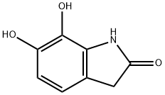 2H-Indol-2-one,1,3-dihydro-6,7-dihydroxy-(9CI) Struktur