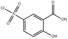 5-CHLOROSULFONYL-2-HYDROXYBENZOIC ACID Struktur