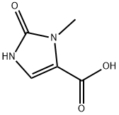 3-Methyl-2-oxo-2,3-dihydro-1H-imidazole-4-carboxylic acid Struktur