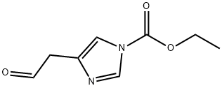 1H-Imidazole-1-carboxylic  acid,  4-(2-oxoethyl)-,  ethyl  ester Struktur