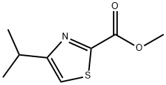 2-Thiazolecarboxylic  acid,4-(1-methylethyl)-,methyl  ester Struktur