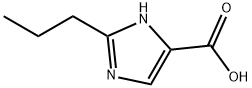 1H-Imidazole-4-carboxylicacid,2-propyl-(9CI) Struktur