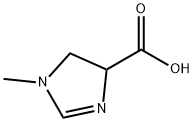 1-METHYL-4,5-DIHYDRO-1H-IMIDAZOLE-4-CARBOXYLIC ACID Struktur